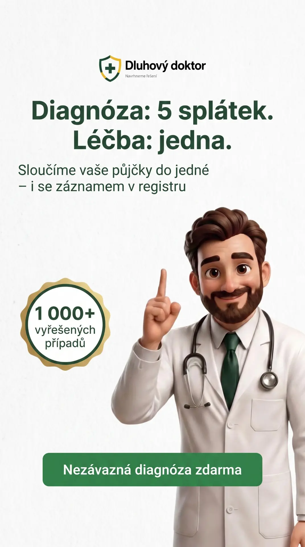 Dluhový doktor – banner 9:16